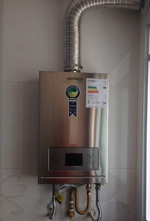 Instalação de Aquecedor a Gás Komeco Flex Clean