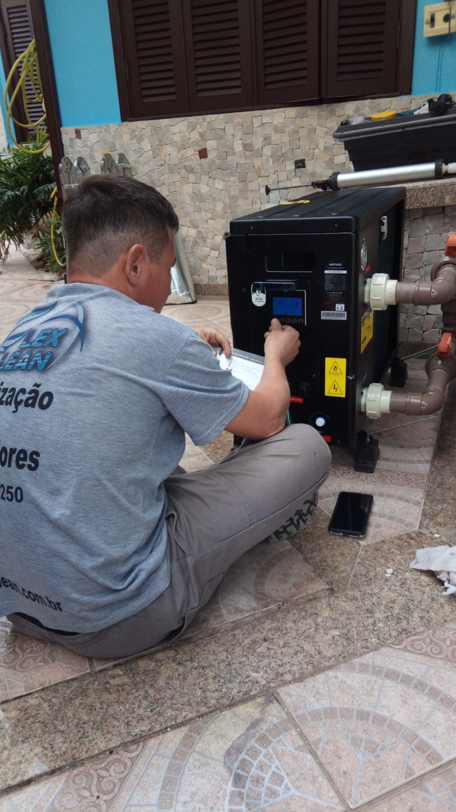 Manutenção de Trocador de Calor para Piscina